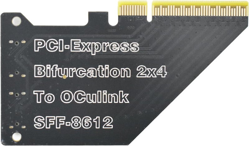 LetLinkSo Gen4 PCIe to Oculink SFF-8612 Adapter SFF-8611 External Graphics Card for GPU Dock, eGPU, NVMe SSD (PCIe x8 to Oculink) - Image 5
